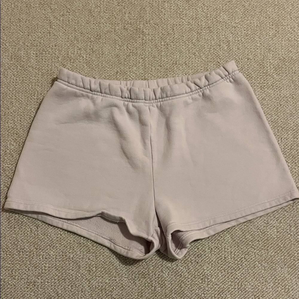 Aritzia TNA Cozy Fleece Perfect Purple Sweatshorts Size M